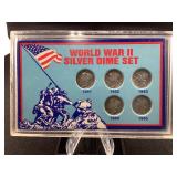 World War II Silver dime set