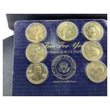 Solid brass coins history 1997 collection