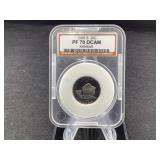 2005-S, 5c, NAC Graded bison
