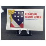 Heroes of desert storm $5 commemorative coin