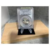 2001-S RI 25C PCGS PR69DCAM Rhode Island Series: