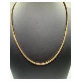 Sterling silver snake chain. 18 in