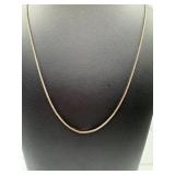 Unbranded sterling silver chain necklace, 30 in