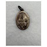 St. Anne with the Virgin Mary Sterling silver