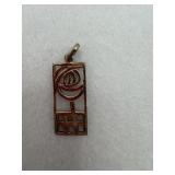 Sterling silver rennie mackintosh style pendant