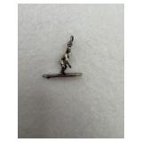 Sterling silver surfer charm