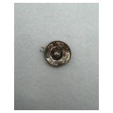 Sterling silver Mexican sombrero charm with