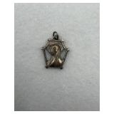 Sterling silver pendant of the Virgin Mary