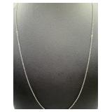 Sterling silver chain. 20in