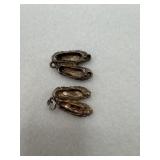 Sterling sliver ballet slipper charm