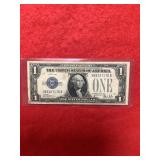 1928 B $1 US Silver Certificate