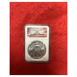 2012 MS69 US Silver Eagle
