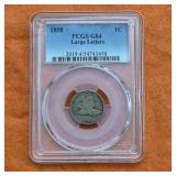 1858 Flying Eagle Cent Large Letters G04