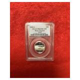 2005-S PR59DCAM West Virginia Silver Quarter