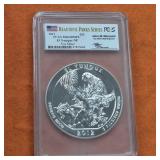 5oz .999 Fine Silver Giant Quarter Design
