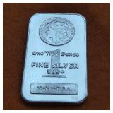 1oz .999 Fine Silver Bar