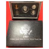 1997 US Mint Premier Silver Proof Set