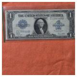 1923 US $1 Silver Certificate Horseblanket