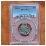 1924 S Buffalo Nickel PCGS G04