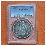 1877S Silver US Seated Liberty Trade Dollar
