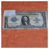 1923 US $1 Silver Certificate Horseblanket