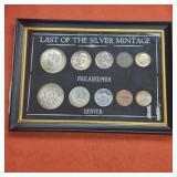 Last of the Silver Mintage US Coin Set