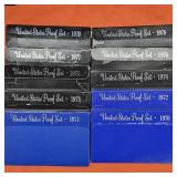 Complete 1970s US Proof Coin Sets
