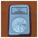 2007 MS69 American Silver Eagle