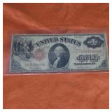 1917 US $1 Horseblanket Large Banknote