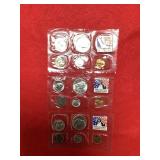 Set of Three 1957-59 Philadelphia Mint Coin Sets