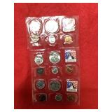 Set of Three 1953-55 Philadelphia Mint Coin Sets
