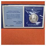 1oz .999 Fine Silver Round George Washington