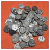 16oz (1 lbs) 1940s US Silver War Nickels