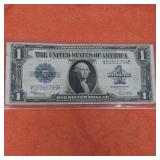 1923 US $1 Silver Certificate Horseblanket
