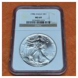 1986 MS69 American Silver Eagle