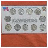 WW2 Silver Nickel Collection