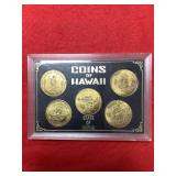 Coins of Hawaii 5 Coin Set