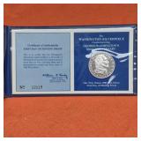 .999 Fine Silver 1982 George Washington