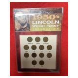 Complete 1950s Lincoln Wheat Penny Collection