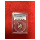 1954 Silver Dime PCGS MS63