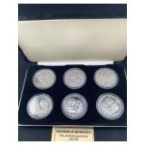 1996 Star Trek Commemorative Coins Set of 6