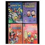 1 Scooby-Doo & 3 Little Monsters 1970s Comics