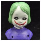 Porcelain Doll Head Joker 3' Figure