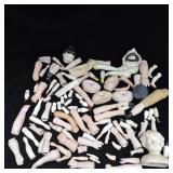 Antique Ceramic Doll Parts #1