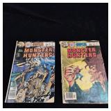 Two Monster Hunter Issues 1970s Charlton Comics