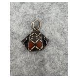 950 Silver and Pottery Shard Pendant with an