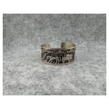 Sterling Silver Storyteller Cuff Bracelet