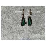 Mexican Sterling Silver Dangle Earrings with