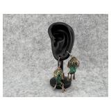 Mexican Taxco Sterling Silver Dangle Earrings
