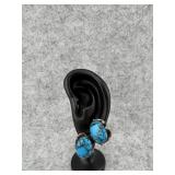 Southwestern Style Sterling Silver Turquoise Oval